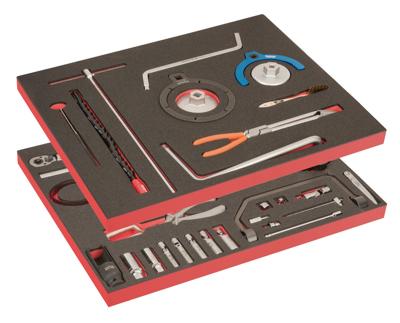Bahco Gereedschapsset voor automotive | inclusief 2 gevulde foams - 34-delig - FF1ASET-AUTO-M3