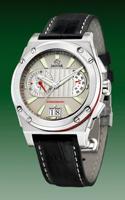 Horlogeband Jaguar J612 / J612-2 / J612-3 / J612-5 / J612-6 Leder Zwart 20mm