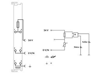 WAGO PLC-potentiaalvoeding 750-601 1 stuk(s)