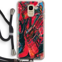 Endless Descent: Samsung Galaxy J6 (2018) Transparant Hoesje met koord