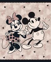 Mickey en Minnie Mouse fleece plaid 130 x 160 cm - polyester