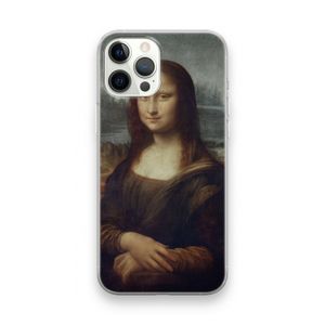 Mona Lisa: iPhone 12 Pro Max Transparant Hoesje
