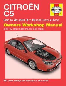 Haynes Werkplaatshandboek Citroën C5 benzine & diesel (2001-maart 2008) 4745