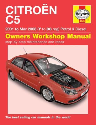 Haynes Werkplaatshandboek Citroën C5 benzine & diesel (2001-maart 2008) 4745
