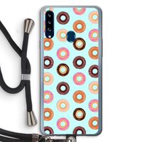 Donuts: Samsung Galaxy A20s Transparant Hoesje met koord