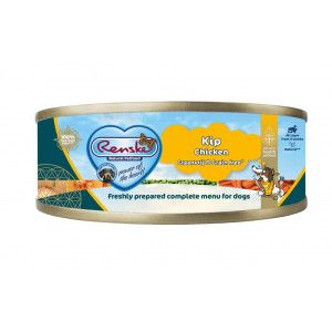 Renske Graanvrij vers bereid kip natvoer hond (blik) 1 tray (24 x 95 g)