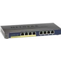 Netgear GS108PP Unmanaged Gigabit Ethernet (10/100/1000) Power over Ethernet (PoE) Zwart - thumbnail