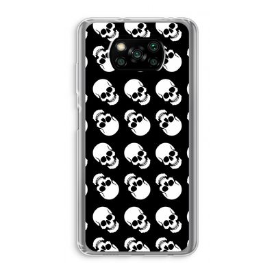 Musketon Skulls: Xiaomi Poco X3 NFC Transparant Hoesje