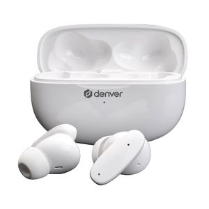 Denver TWE-49ENC hoofdtelefoon/headset True Wireless Stereo (TWS) In-ear Oproepen/muziek Bluetooth Wit