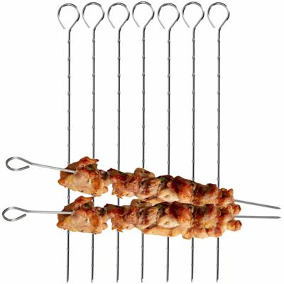 Bellatio design BBQ Spiezen - 36x stuks - 27,5 cm - kebab - marshmallow spies