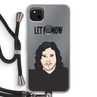 Let It Snow: Pixel 4a Transparant Hoesje met koord