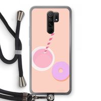 Donut: Xiaomi Redmi 9 Transparant Hoesje met koord