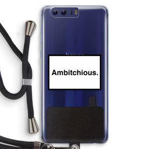 Ambitchious: Honor 9 Transparant Hoesje met koord