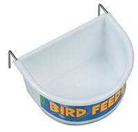 Happy Pet voerbak half rond wit