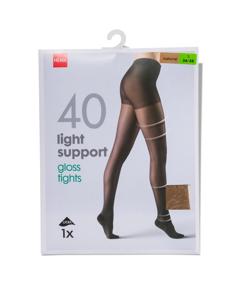 HEMA Light Support Gloss Panty 40 Denier Naturel (naturel)