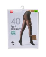 HEMA Light Support Gloss Panty 40 Denier Naturel (naturel)