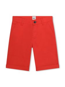 BOSS Kidswear short à boutonnière - Rouge