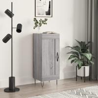 Dressoir 34,5x34x90 cm bewerkt hout grijs sonoma eikenkleurig - thumbnail