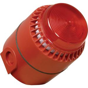 ComPro Combi-signaalgever Flashni Rood Flitslicht, Continugeluid 12 V/DC 104 dB