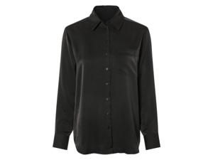 esmara Satijnen dames blouse (44, Zwart)