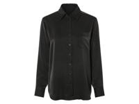 esmara Satijnen dames blouse (44, Zwart)