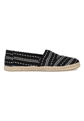 Toms Alpargata Rope Chunky 10019676 Zwart maat