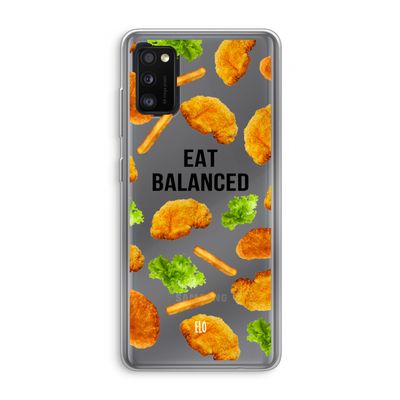 Eat Balanced: Samsung Galaxy A41 Transparant Hoesje