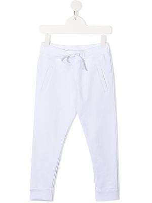 DSQUARED2 KIDS pantalon de jogging à logo imprimé - Blanc