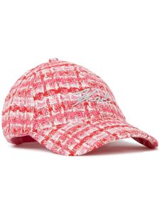 Karl Lagerfeld casquette Signature en fil bouclé - Rouge