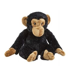 Pluche chimpansee aap/aapje zwart knuffel 30 cm knuffeldieren