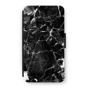 Zwart Marmer 2: iPhone 11 Pro Flip Hoesje