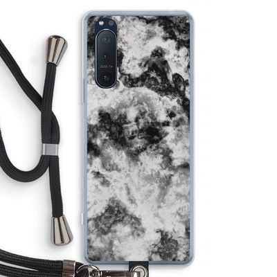 Onweer: Sony Xperia 5 II Transparant Hoesje met koord