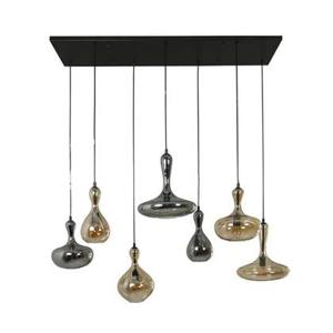 Hoyz Collection - Hanglamp 4+3 Karaf - Artic Zwart