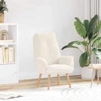 Fauteuil Crème 61 x 78 x 98 cm Sherpa Stof