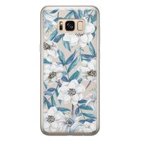 Samsung Galaxy S8 siliconen telefoonhoesje - Touch of flowers