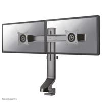 Neomounts FPMA-D860DBLACK Monitor-tafelbeugel 2-voudig 25,4 cm (10) - 68,6 cm (27) Zwart Kantelbaar, Roteerbaar, Zwenkbaar