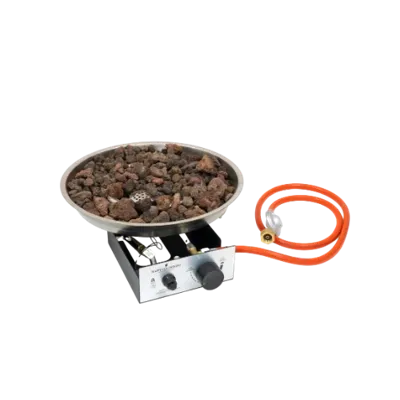 Brander Rond Ø: 42,5 cm - Ingebouwde LPG Gasbrander voor Vuurschaal Tafels | Happy Cocooning , Ha | Doe-het-zelf gasbrander voor buiten | Roestvast staal Brander Rond Ø: 42,5 cm - Ingebouwde LPG Gasbrander voor Vuurschaal Tafels | Happy Cocooning , Ha | Doe-het-zelf gasbrander voor buiten | Roestvast staal