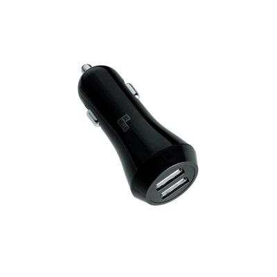 Autolader met 2 USB Poorten 3.4A - Zwart