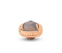 Melano Vivid Bali CZ Square Steentje Flanel Beige | Rosé Melano Vivid Bali CZ Square Steentje Flanel Beige | Rosé