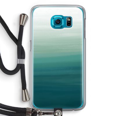 Ocean: Samsung Galaxy S6 Transparant Hoesje met koord