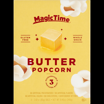 Magic Time Butter Popcorn 3 x 80 g bij Jumbo