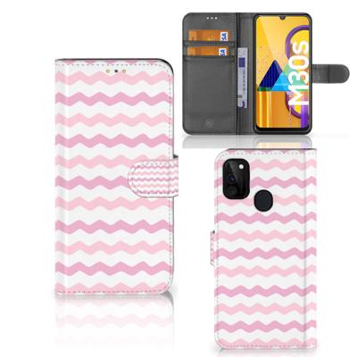 Samsung Galaxy M21 | M30s | Telefoon Hoesje | Waves Roze