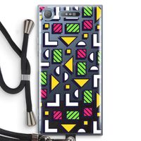 8-bit N°4: Sony Xperia XZ1 Transparant Hoesje met koord