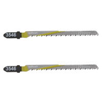 Wolfcraft Decoupeerzaagblad | HCS | L=100mm | T-Schaft | 2 stuks - 3546000 Wolfcraft Decoupeerzaagblad | HCS | L=100mm | T-Schaft | 2 stuks - 3546000