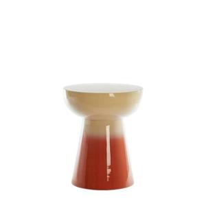 Light & Living Bijzettafel Rovini - Donker oranje - Ø35cm