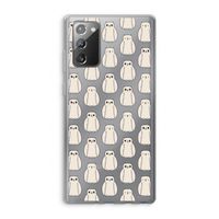 Uilen: Samsung Galaxy Note 20 / Note 20 5G Transparant Hoesje