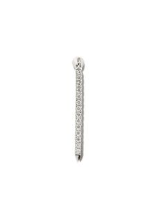 MARIA TASH pendentif Eternity Bar en or blanc 18ct pavé de diamants - Argent