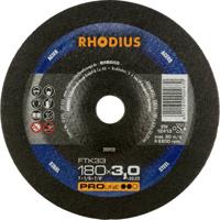 Rhodius 200928 Doorslijpschijf gebogen 180 mm 1 stuk(s) Staal
