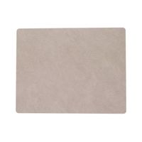 LIND DNA - Dinner Mat Square - Placemat 35x45cm Hippo Warm Grey