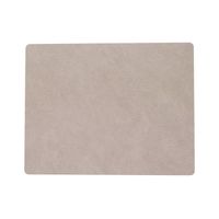 LIND DNA - Dinner Mat Square - Placemat 35x45cm Hippo Warm Grey